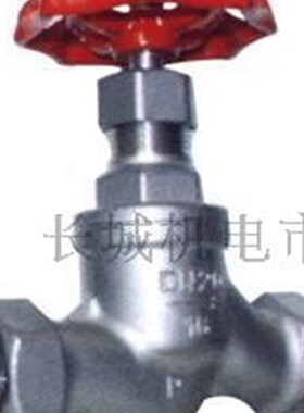 304不锈钢丝口截止阀(S型) J11W-16P内螺纹15/20/25/DN32 1.2寸