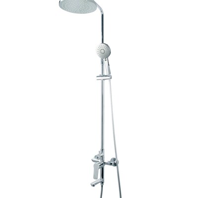 正品埃美柯全铜淋浴花洒龙头套装洗澡水龙头带下出YG2189F专卖店