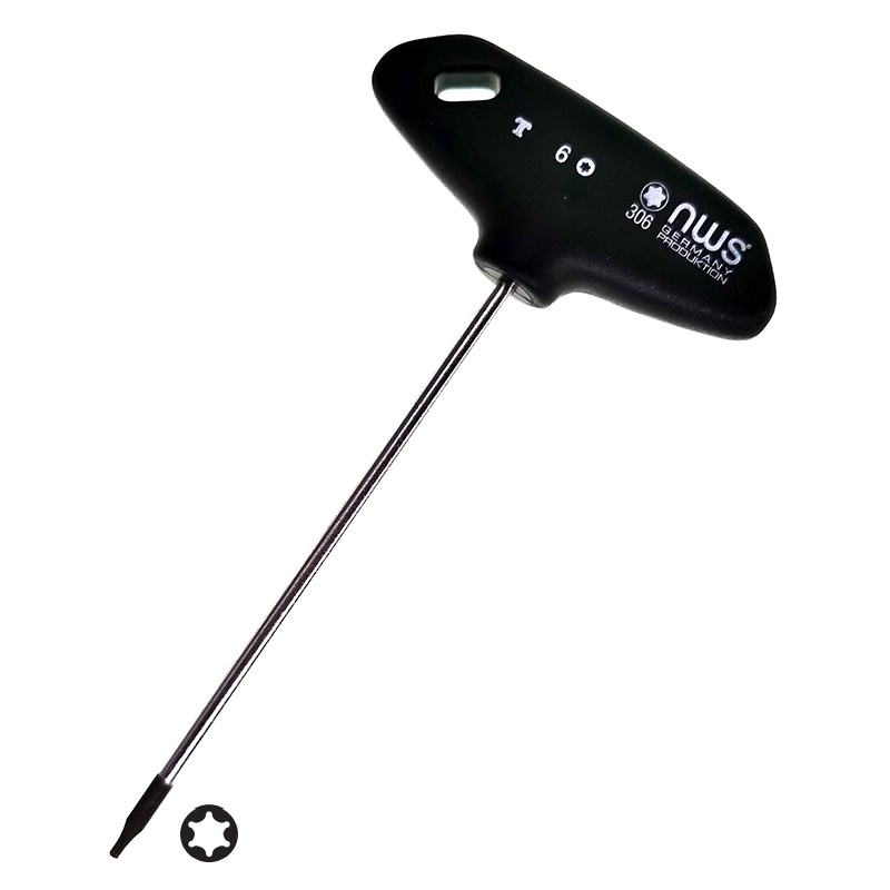 德国NWS T柄内六角星形梅花头扳手螺丝批 T6 T7 T8 T10 T15 T20