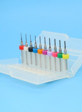 FPCB进口钨钢超硬微型玉米铣锣十支套装电线路绝缘板合成石雕刻刀