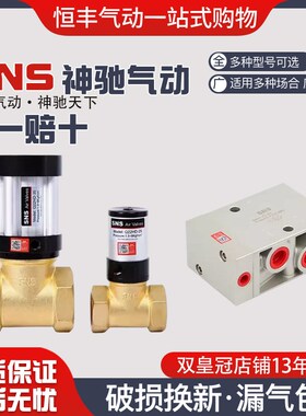 SNS神驰气动气控阀 Q22HD-15 20 25 32 40 50 气动阀VL-02 03 04