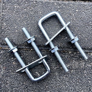 桁架斜撑U形螺丝斜支撑紧固件舞台架子斜脚U型卡槽桁架卡扣管夹