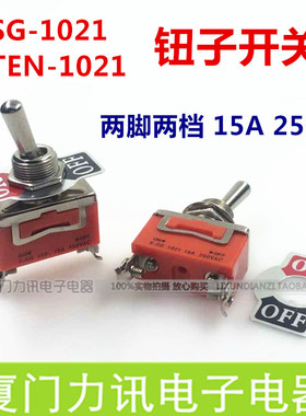 钮子开关摇头摇臂开关E-SG 1021 E-TEN1021 ON-OFF2脚2档单刀单掷
