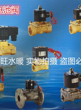 304不锈钢法兰电磁阀 水用常闭式法兰电磁阀 220v DN15 20 25