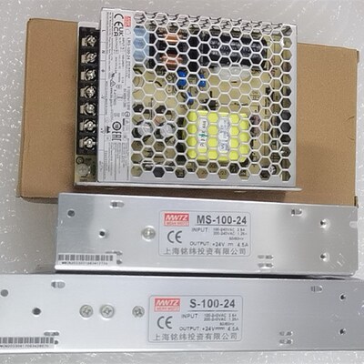 上海铭纬电源S-100-24 MS-100-24台湾明纬LRS-100-24 NES-100 RS-
