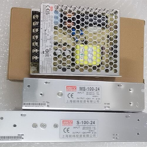 上海铭纬电源S-100-24 MS-100-24台湾明纬LRS-100-24 NES-100 RS-