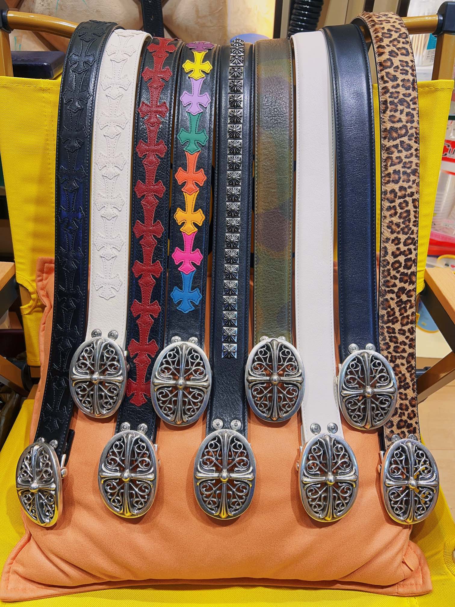 欧美克罗复古朋克百搭头层牛皮