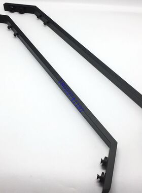 淋浴房钻石形弧弓固定玻璃门不锈钢哑黑色转轴圆弧形拉杆支撑配件