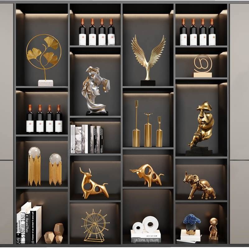 高档领导办公室摆件现代轻奢老板桌面客厅玄关酒柜装饰品高端大气