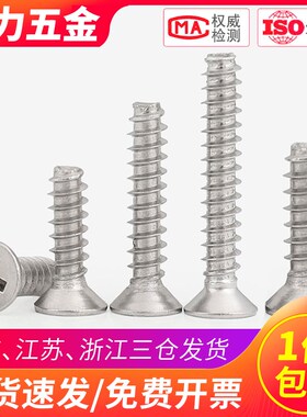 KB不锈钢304平头平尾自攻螺丝M2.3 M2.6 M2M3*4x5x6x8x12x16x20mm