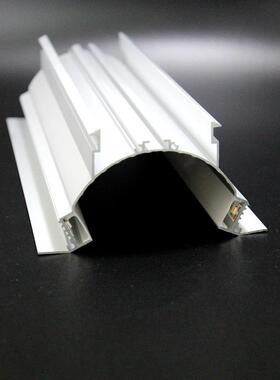 线型灯led灯槽无边框嵌入式线条灯客厅吊顶暗装u型卡槽铝槽线形灯