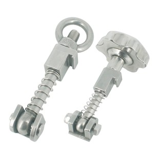 304不锈钢人孔盖吊环螺母螺栓套装压力罐梅花手柄螺帽螺丝杆配件