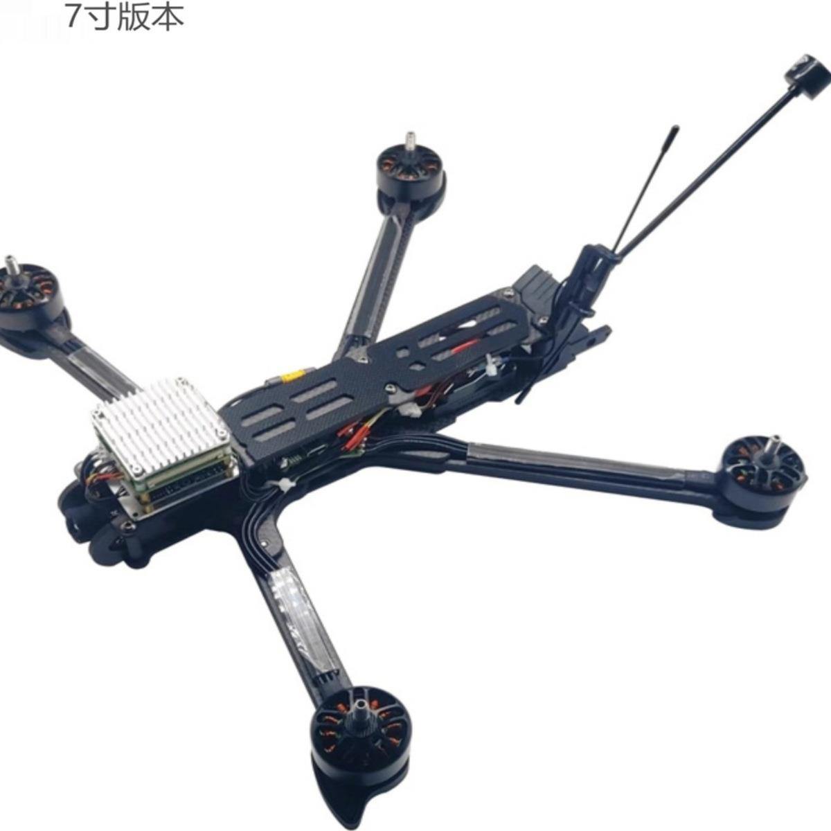 AI制导穿越机 FPV人工智能模块无人机AI自动模式飞行器 7寸/10寸