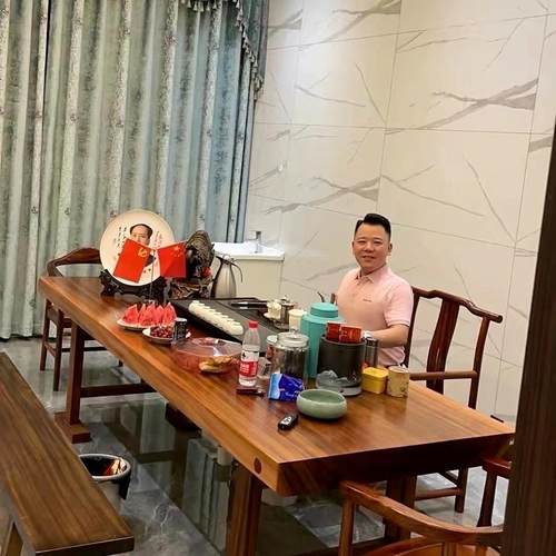 巴花实木大板原木茶桌茶台餐桌办公桌胡桃木奥坎整块书桌清仓2米