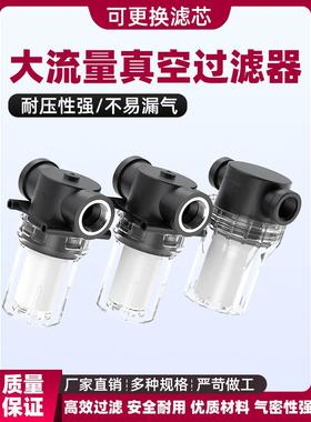 负压真空过滤器过滤杯大流量PFA150/200滤芯RVF15空气过滤器小型