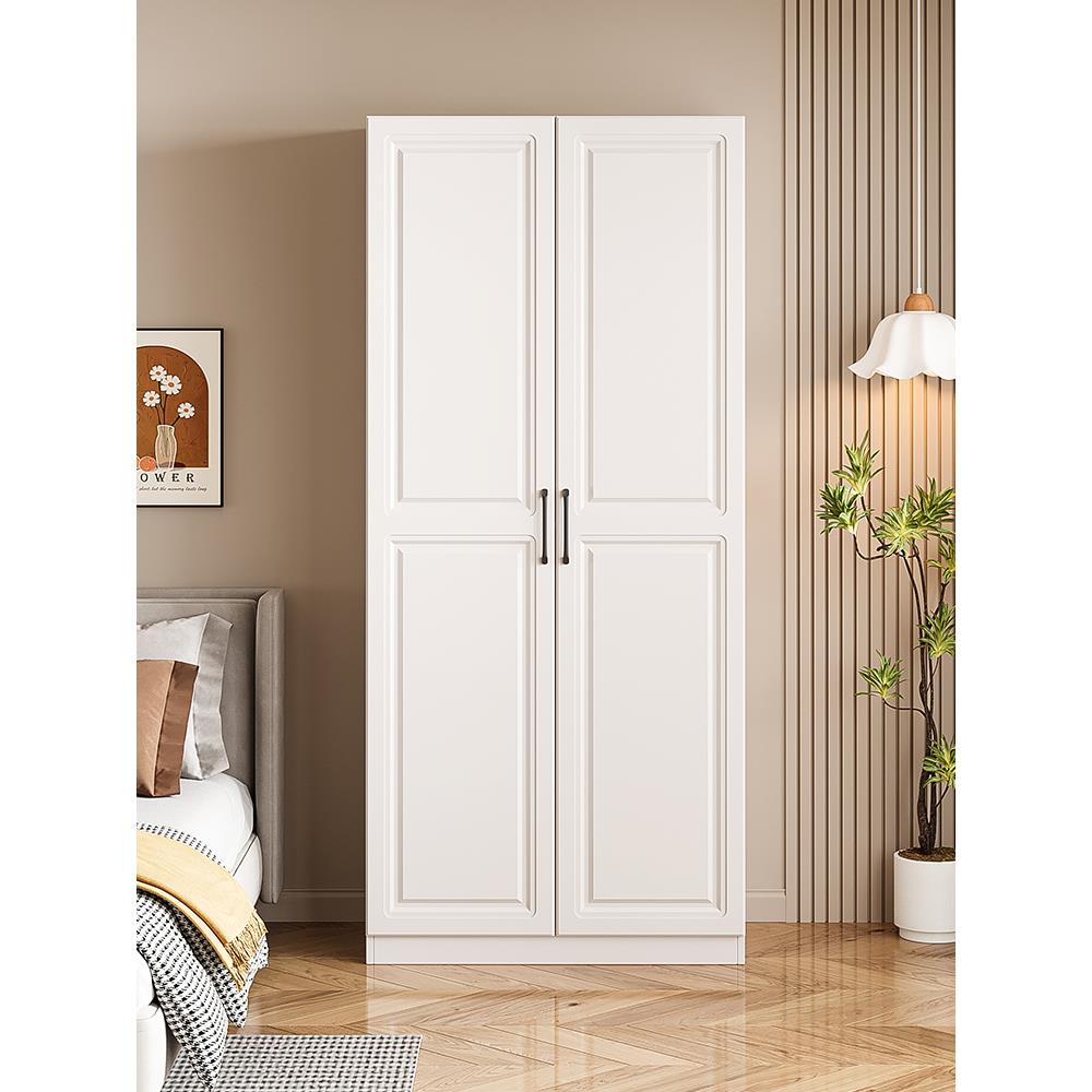 实木衣柜现代简约家用卧室小户型出租房结实耐用儿童储物简易衣橱