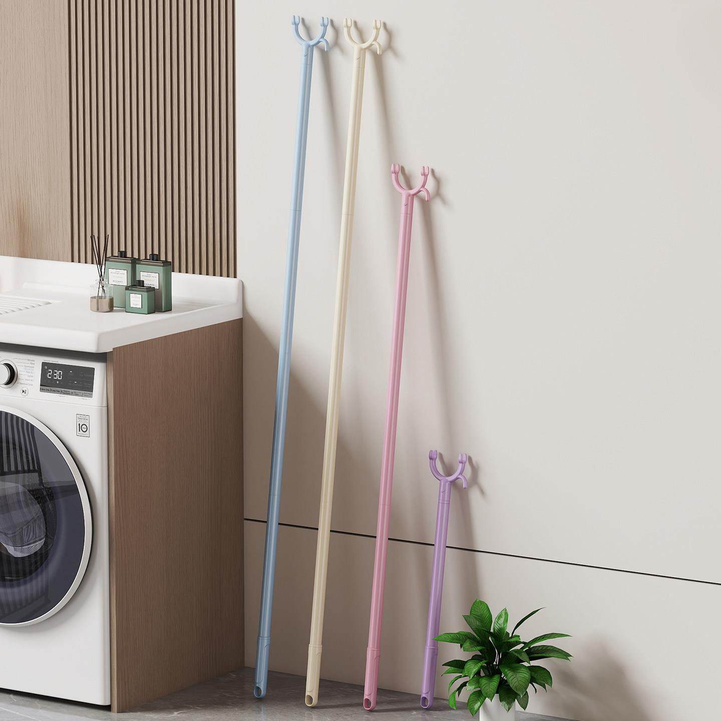 撑衣杆家用伸缩晾衣伸缩杆晾衣杆学生宿舍杆家用快速晾顶叉可伸缩,收纳整理,衣叉,淘宝优惠券,粉丝福利购,淘宝优惠卷