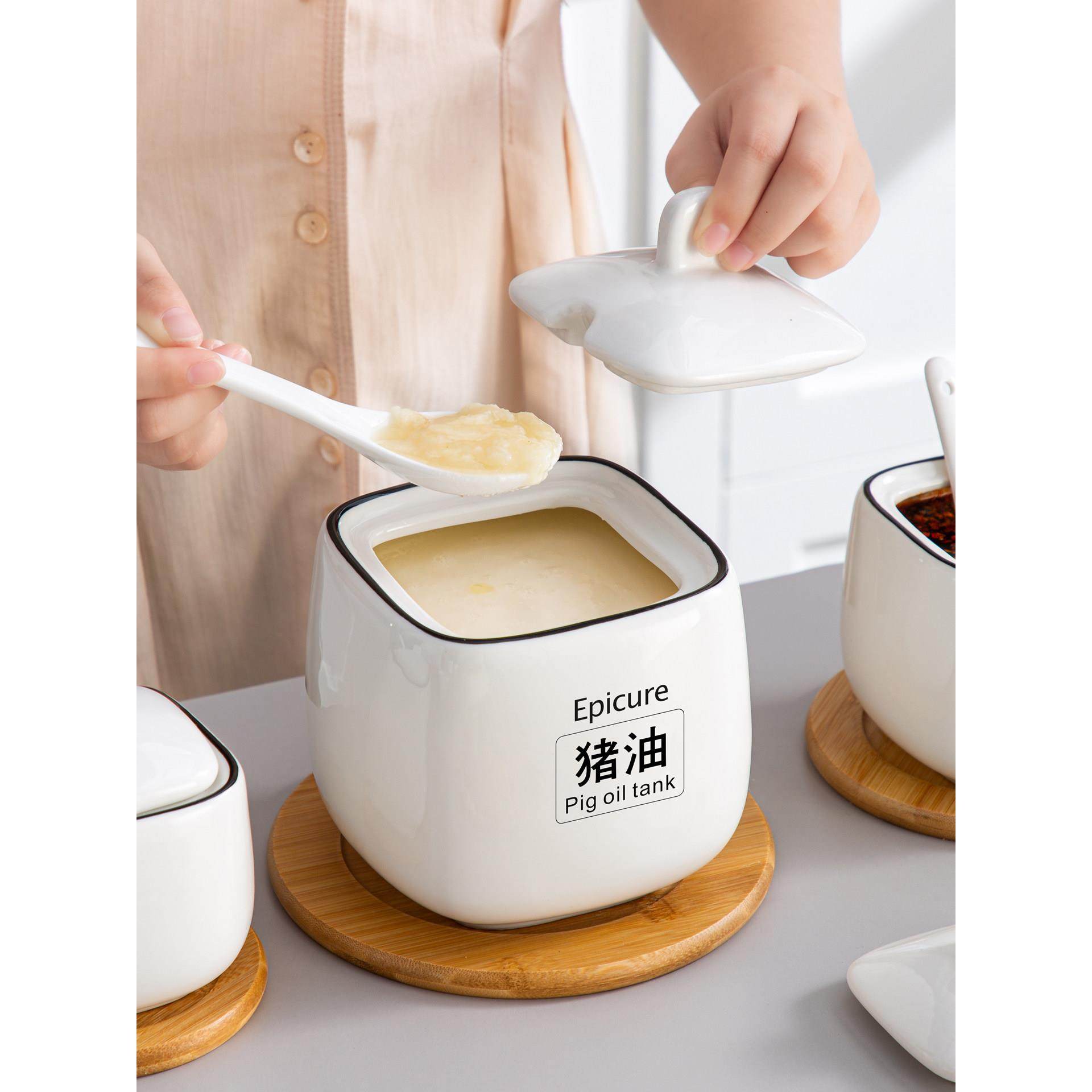 家用耐高温食品级陶瓷猪油罐厨房辣椒油罐子油泼辣子专用罐储油罐,厨房/烹饪用具,猪油罐,淘宝优惠券,粉丝福利购,淘宝优惠卷