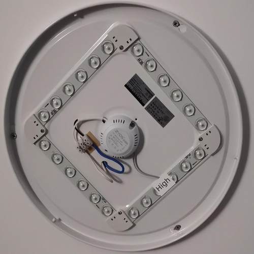 Led吸顶灯灯芯口方形磁性家用更换灯面板节能模块卧室改装灯片