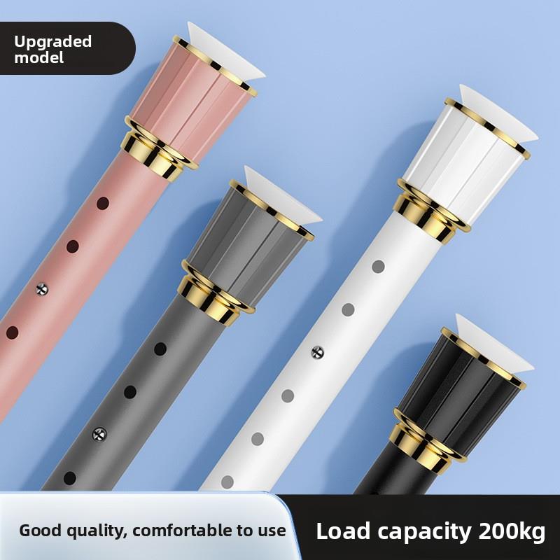 采购产品无孔伸缩杆，免安装晾衣杆，衣架，卧室挂帘杆，淋浴帘杆