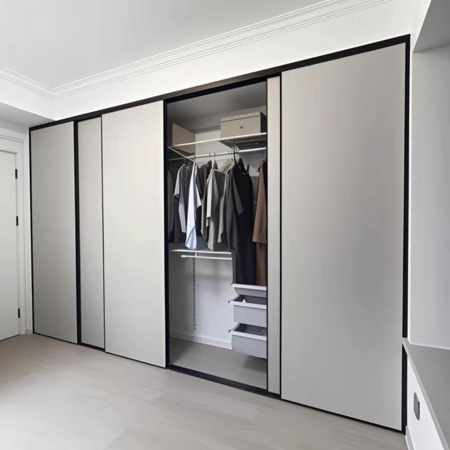 柜体柜门板定制厨房橱柜门衣柜门碳晶门晶钢门蜂窝板柜门推拉移门