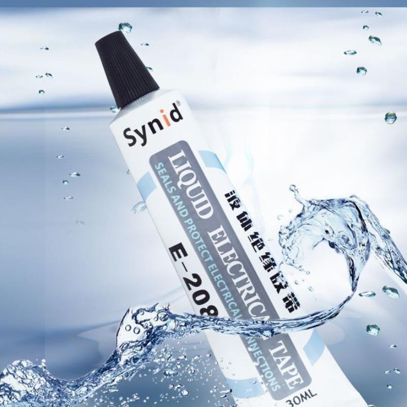 液体绝缘胶带防水代替热收管电工专用电线路板阻燃耐高温胶水高压