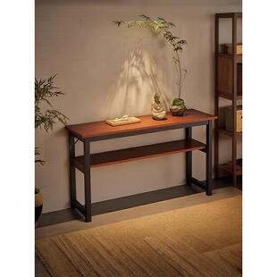 供桌家用玄关入户长条佛台桌中堂新中式案台桌子靠墙财神爷敬香桌