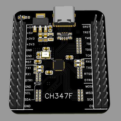 CH347F高速双通道串口模块