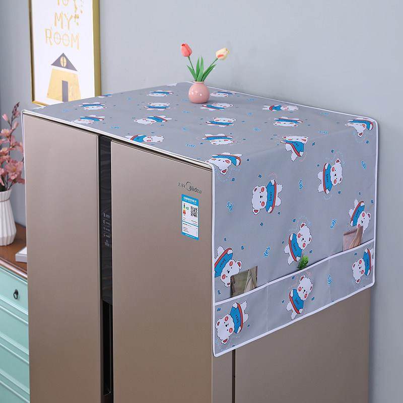 加厚冰箱防尘罩顶盖布防油防水可擦单开门双开门洗衣机新款盖巾布,收纳整理,冰箱防尘罩,淘宝优惠券,粉丝福利购,淘宝优惠卷