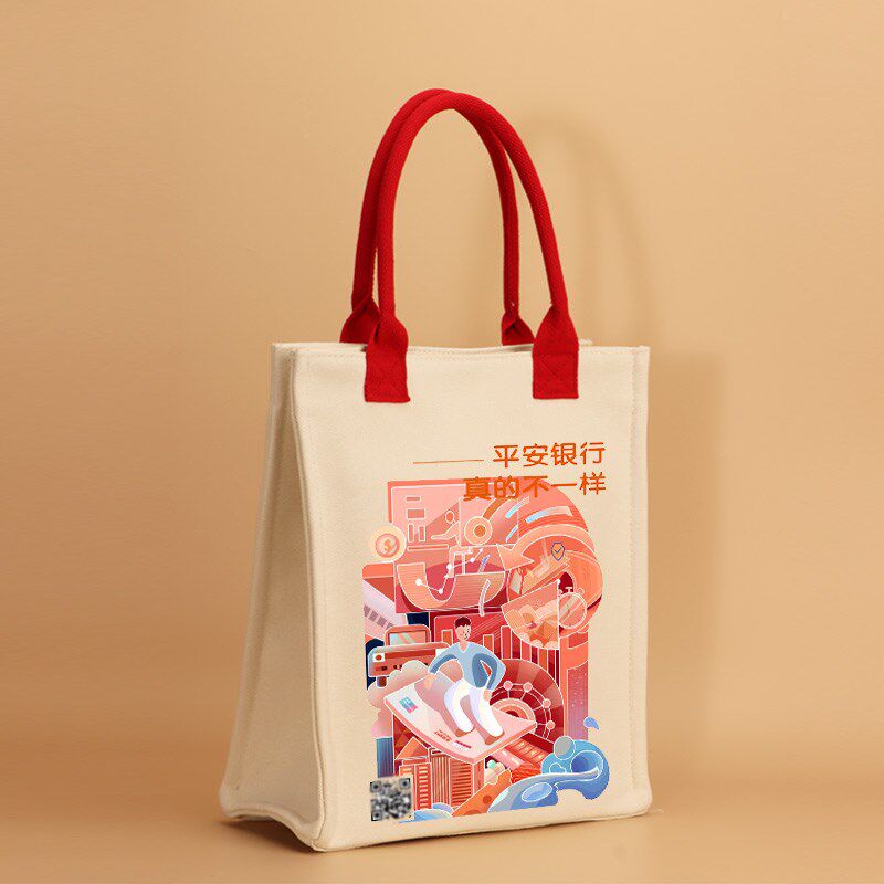 文创学校帆布袋定制印刷Logo环保加厚购物K袋挎包立体帆布袋定制