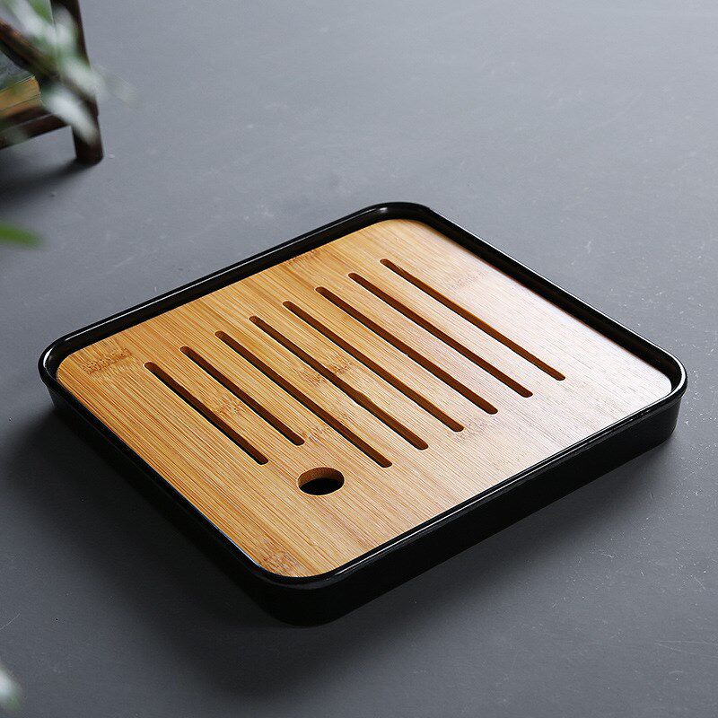 日式黑陶茶具一h壶四杯粗陶旅行包茶具提梁壶干泡盘礼品LOGO印制