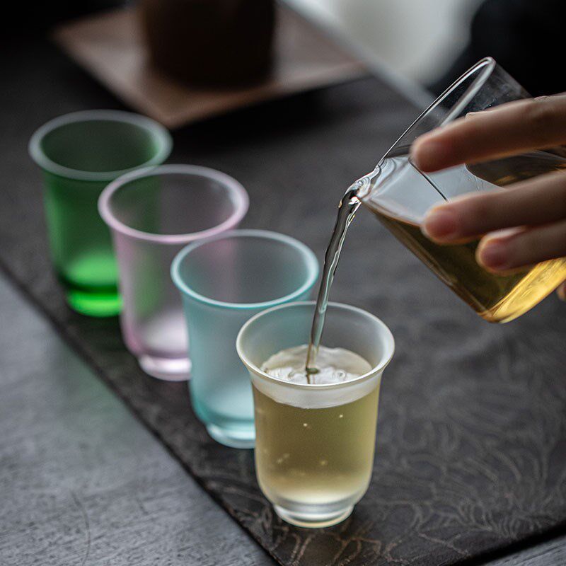 琉璃主人杯彩色品茗q杯茶杯个人单杯闻香杯功夫茶具茶盏碗