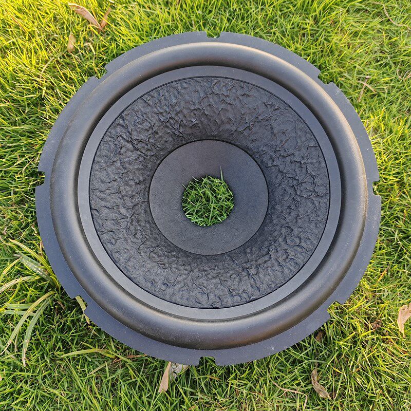 12寸低音炮喇叭盆松压盆锥盆扬声器A橡皮边盆修复配件51芯 30.2cm