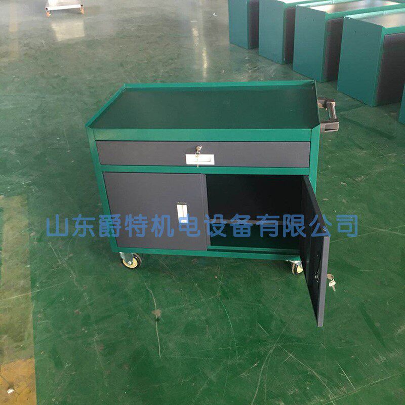 带轮加厚重型车间工具箱 一抽双门工具车数控车铣工Y具车柜质保