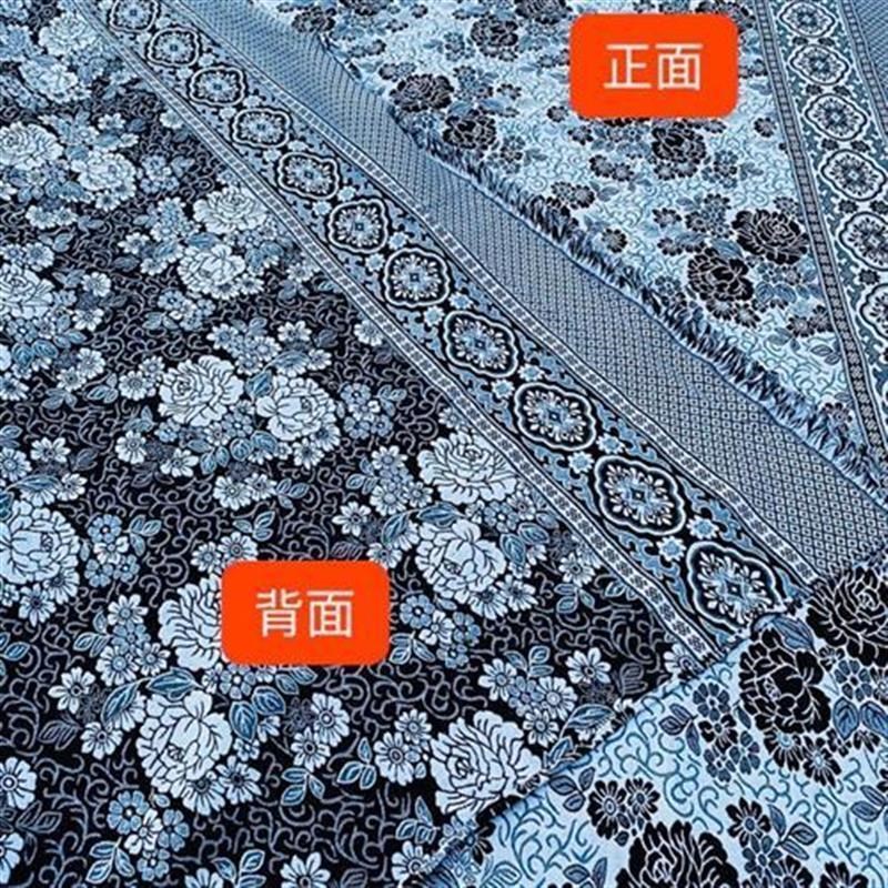 线毯床单纯棉单件农村大土炕单3米老粗布榻榻米S厚双人床单沙发巾