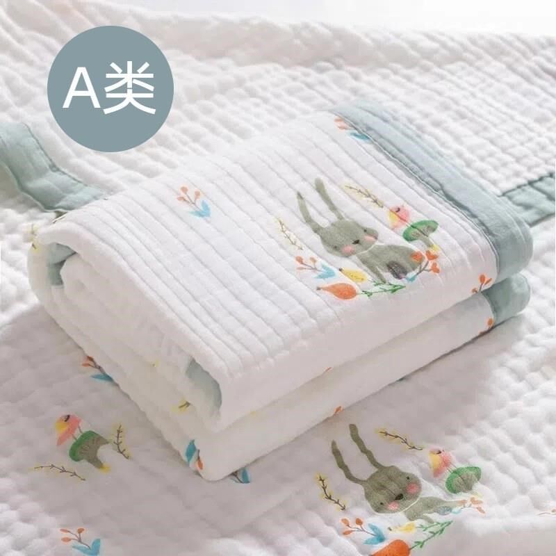 宝宝纱布浴巾婴儿新生儿初生超软全棉纯棉吸水速干不掉毛夏季儿童