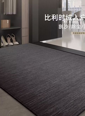 德国黑色入户门地垫2026新款家用高级感地毯耐脏防滑门垫进门脚垫