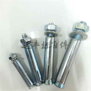 膨胀螺丝 加长镀锌膨胀螺栓超长金属胀栓拉爆外铁膨螺丝M6M8M10
