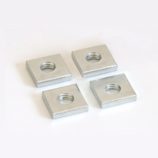 方形螺母四方螺母正卡槽螺母片型铁螺母垫片长方形螺母块 m6m8m10