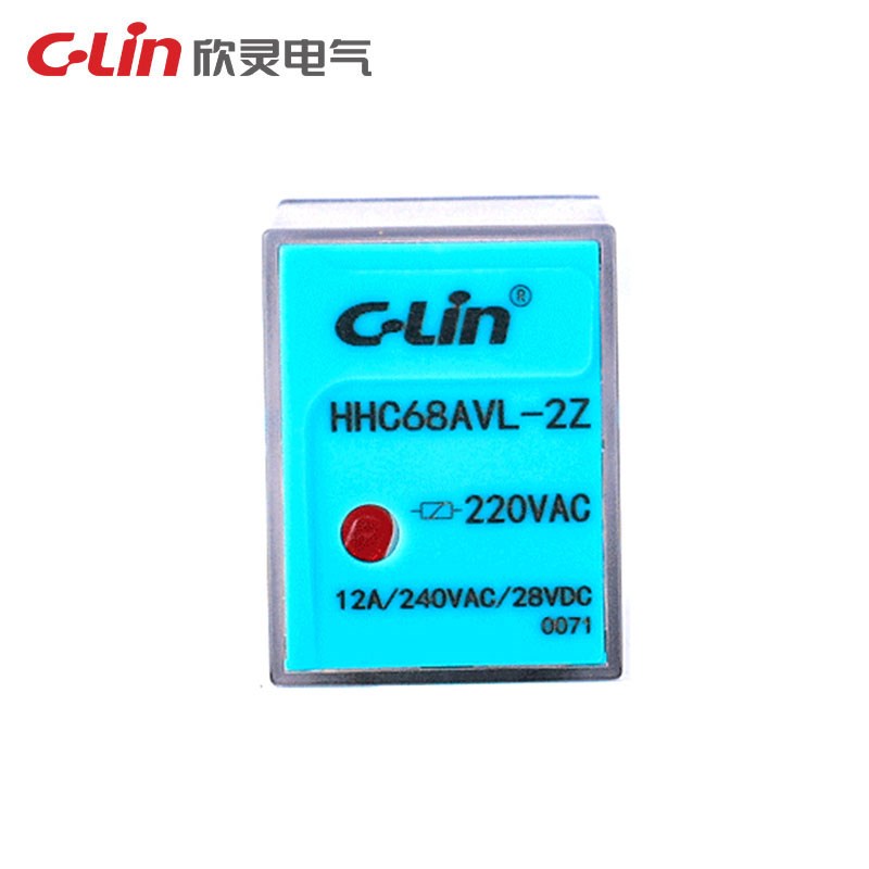 C-Lin欣灵 HHC68AVL-2Z HH62P-L LY2小型继电器12A AC220V  DC24V
