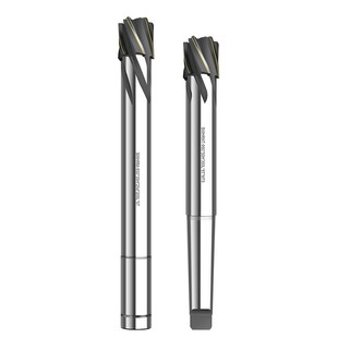 德国卡浦镶合金铰刀直柄合金直槽涂层直柄加长铰刀金锥柄机用铰刀