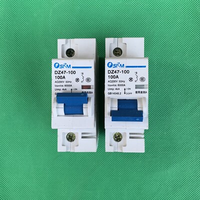二手拆机 SKM DZ47-100 1P 100A 空气开关 断路器