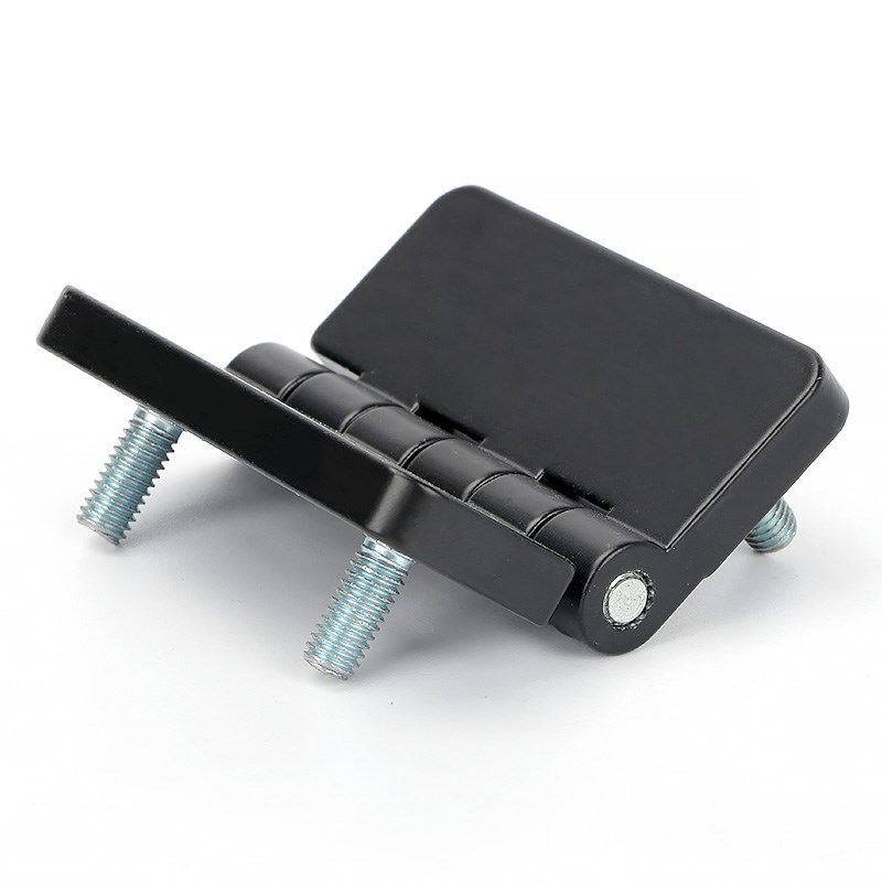 CL209-3A 螺柱型工业合页64*64外观 黑色40*40孔距 外观64*64