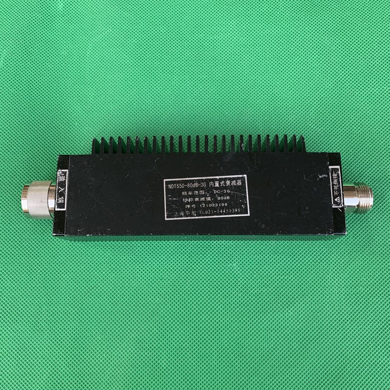 二手拆机上海华湘 NDTS50-80dB-3G DC-3G 80dB 50W 内置式衰减器