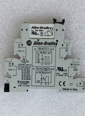 全新原装正品 Allen-bradley 700-TBR24+700-HLT1Z 继电器+底座
