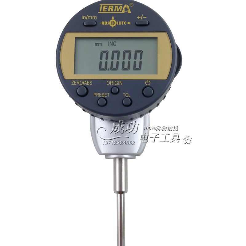 原装特马数显千分表0.001mm原点电子指示表高精度校表25.4MM