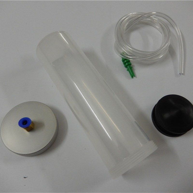 铝合金后盖100/200/300CC点胶针筒 金属连接器/转接头/铝盖适配器