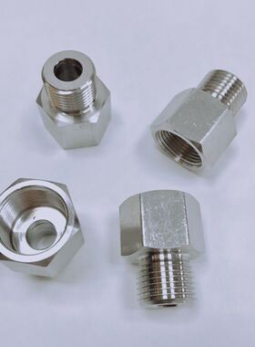 m22x1.5-G1/2 内外丝不锈钢接头 内螺纹M22x1.5 外螺纹G1/2 四分