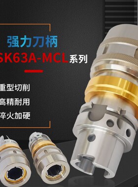高精度HSK63A-MLC16/MLC20/MLC25/MLC32 CNC加工重切削 强力 刀柄