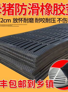 母猪橡胶垫子母猪用加厚橡胶毯母猪产床橡胶防滑垫猪用产床猪场用